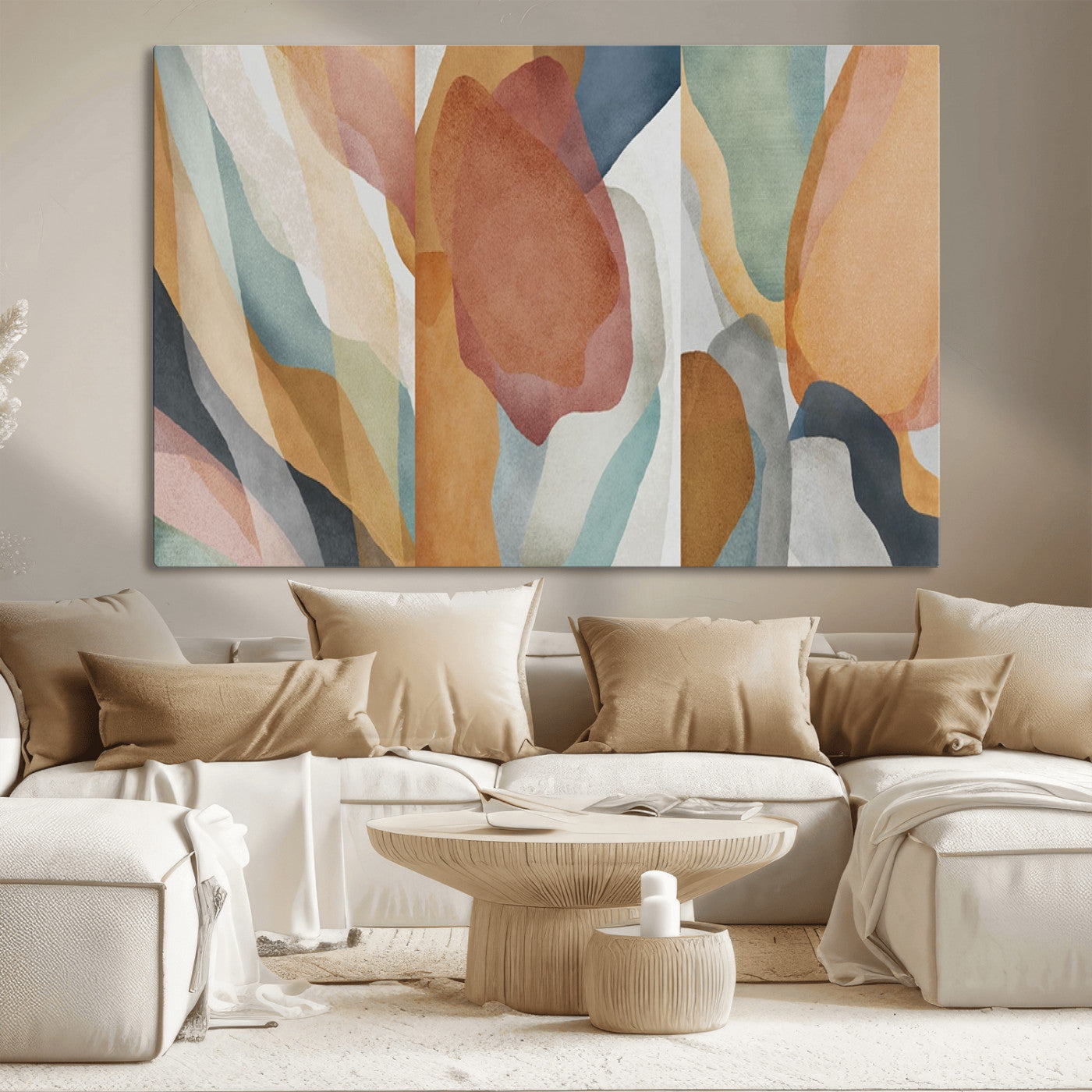 MGV-CV-36X24 - Boho Wall Art Canvas Print Set