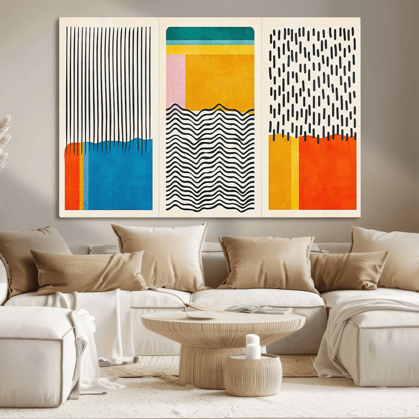 MGV-CV-36X24 - Canvas Print Wall Art Abstract Illustrs Art Boho