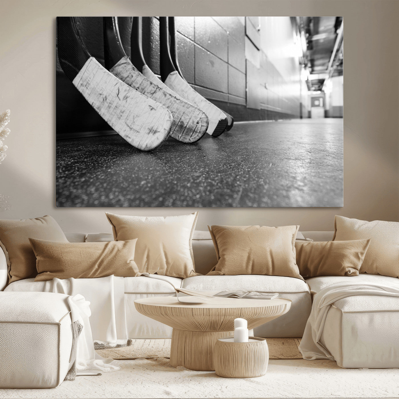 MGV-CV-36X24 - Ice Hockey Wall Art Canvas Print