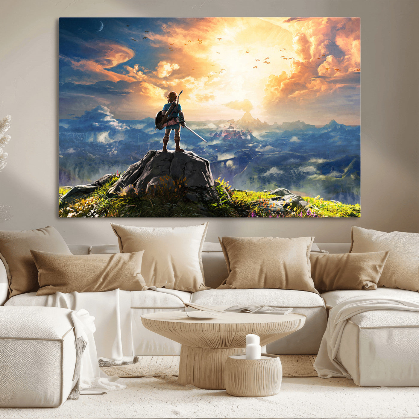 MGV-CV-36X24 - Legend of Zelda Breath of the Wild Game Wall Art Canvas Print