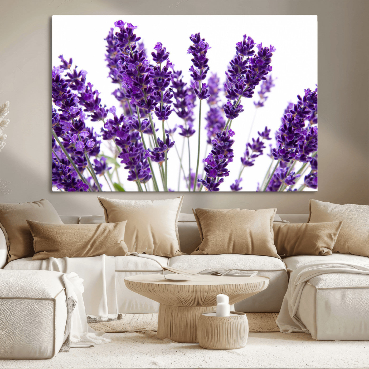 MGV-CV-36X24 - Lavender Flower Wall Art Canvas Print