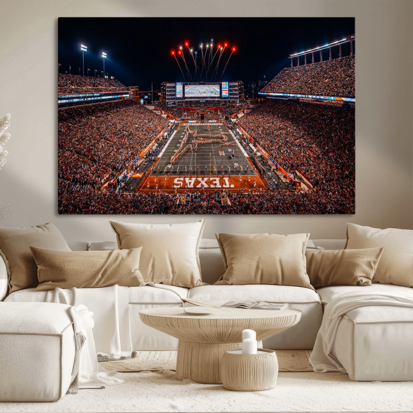 MGV-CV-36X24 - Texas Memorial Stadium Wall Art Canvas Print