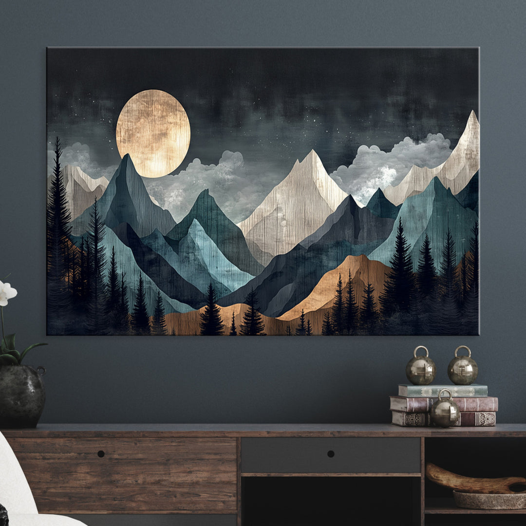 Framed Wall Art Canvas Print