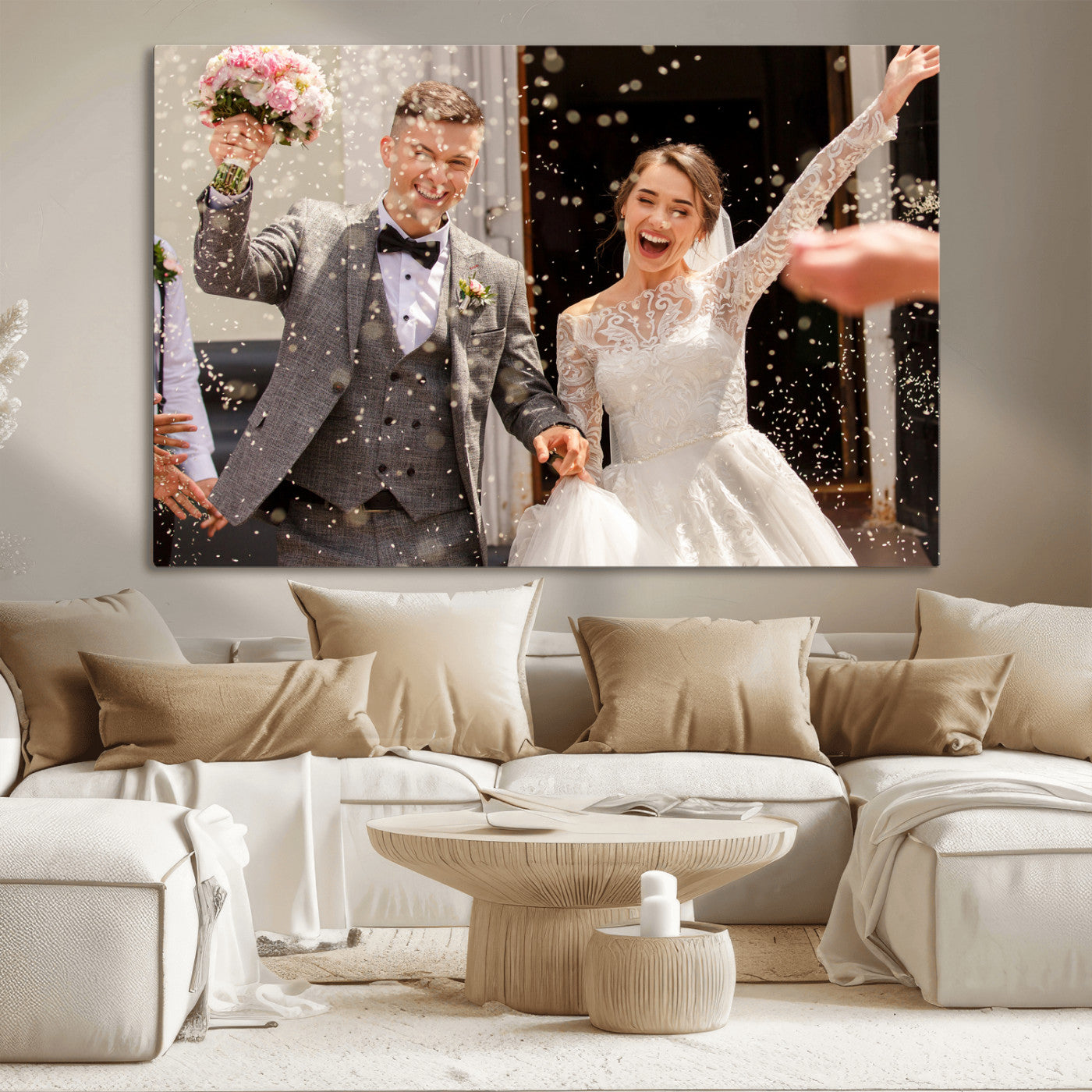 Framed Create Your Canvas Print - Personalized Wall Art for Home Decor Wall Art Print, Create Your Own Photo Canvas Print
