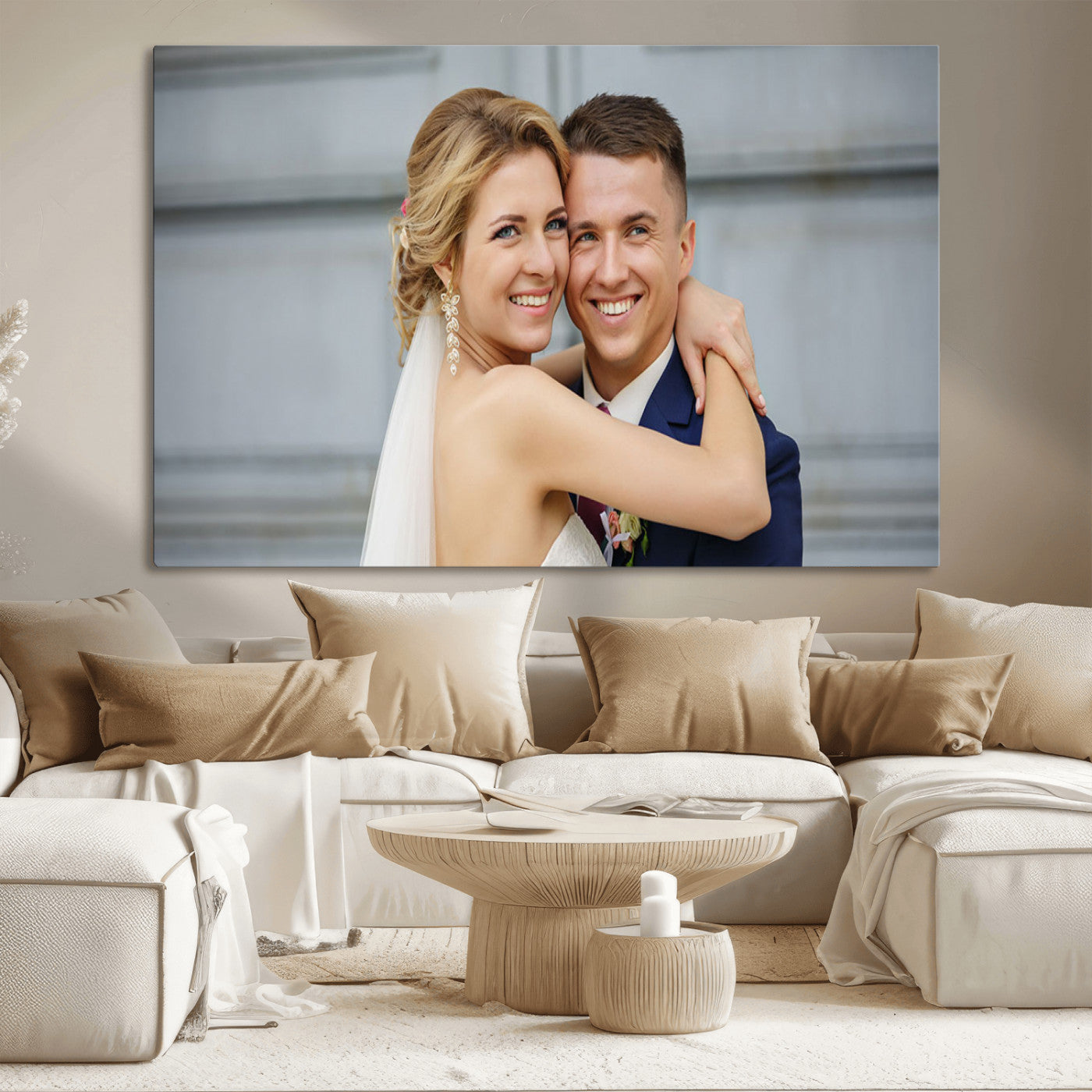 MGV-CV-36X24 - Create Your Own Photo Framed Canvas Print - Custom Personalized Wall Art Print for Gift