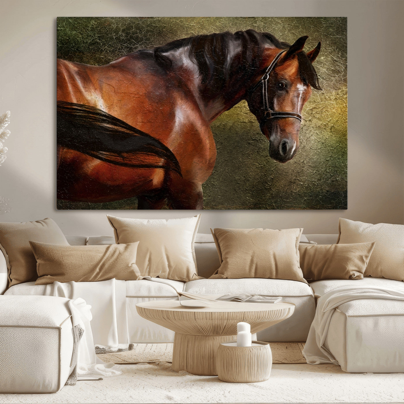 MGV-CV-36X24 - Wild Horses Wall Art Canvas Print