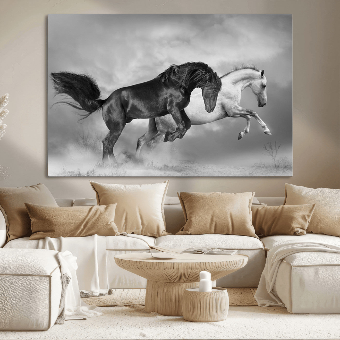 MGV-CV-36X24 - Wild Horses Wall Art Canvas Print