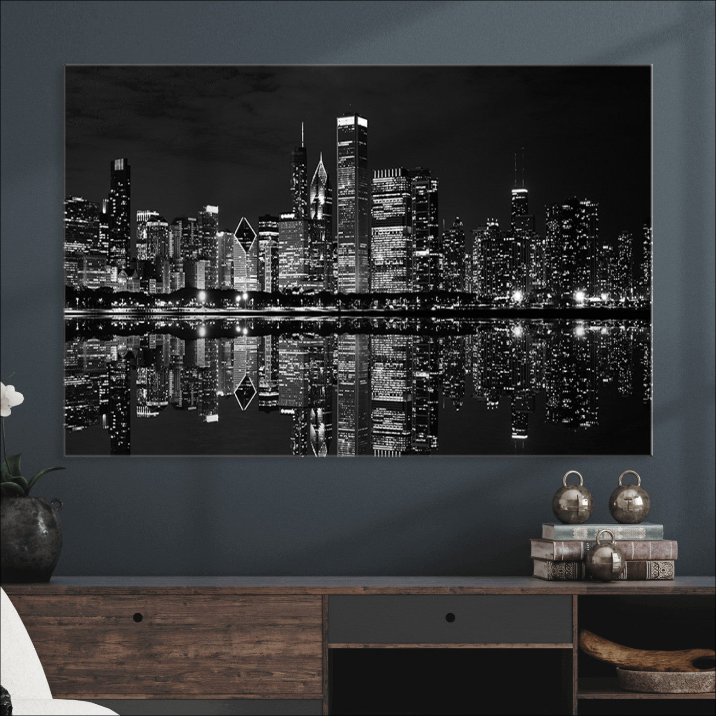 15050-MGV-CV-36X24-Chicago Wall Art Canvas Print