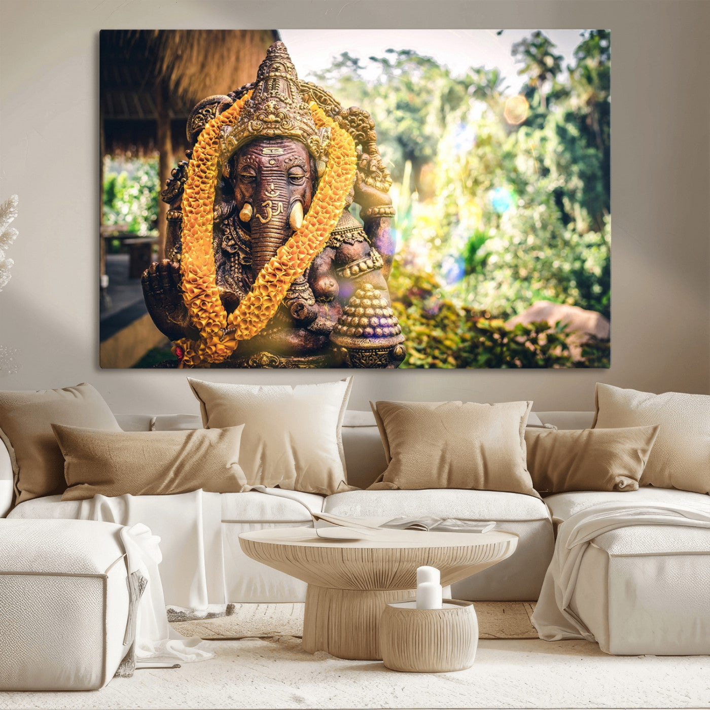 MGV-CV-36X24 - Hinduism Statue Wall Art Canvas Print