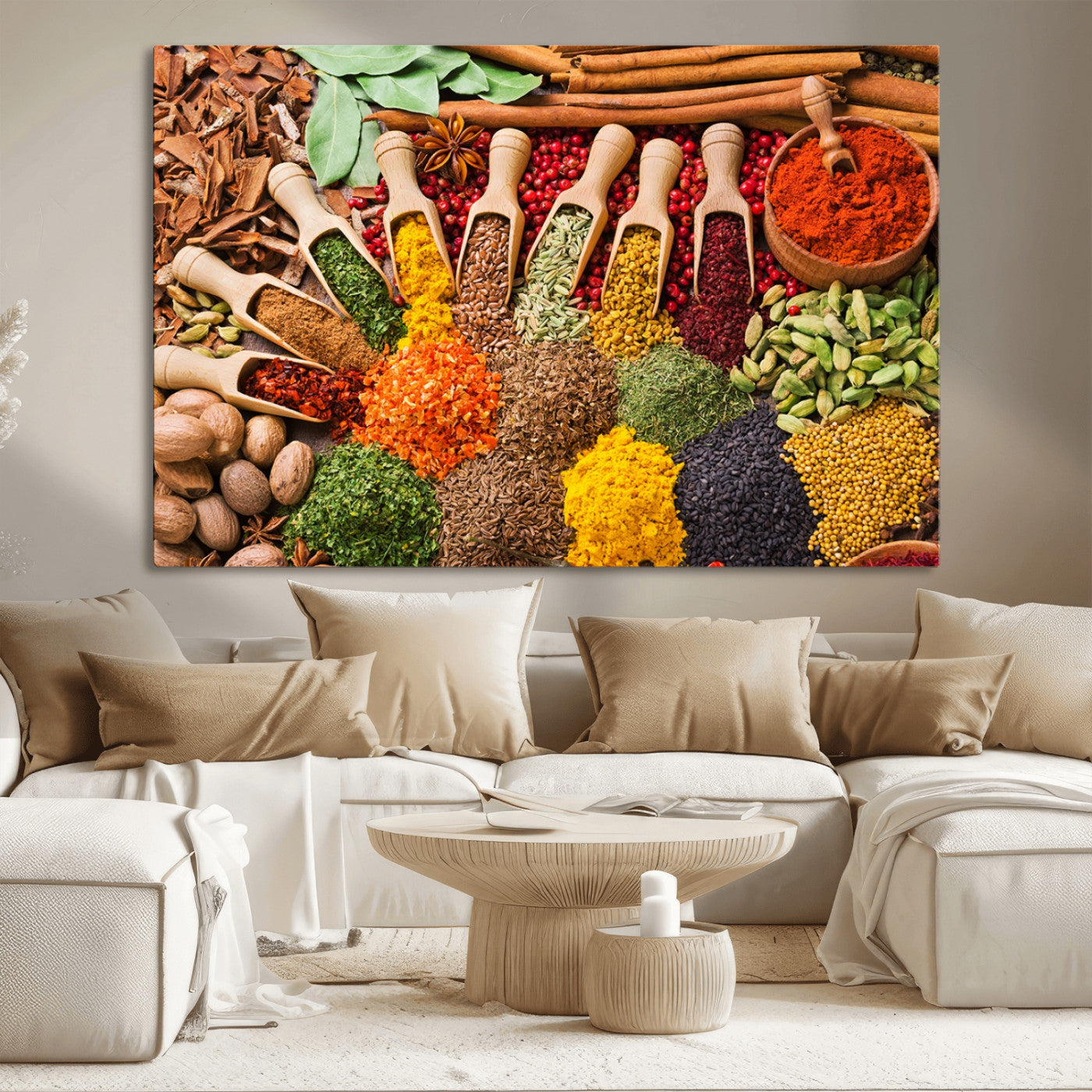 MGV-CV-36X24 - Spices Kitchen Wall Art Canvas Print