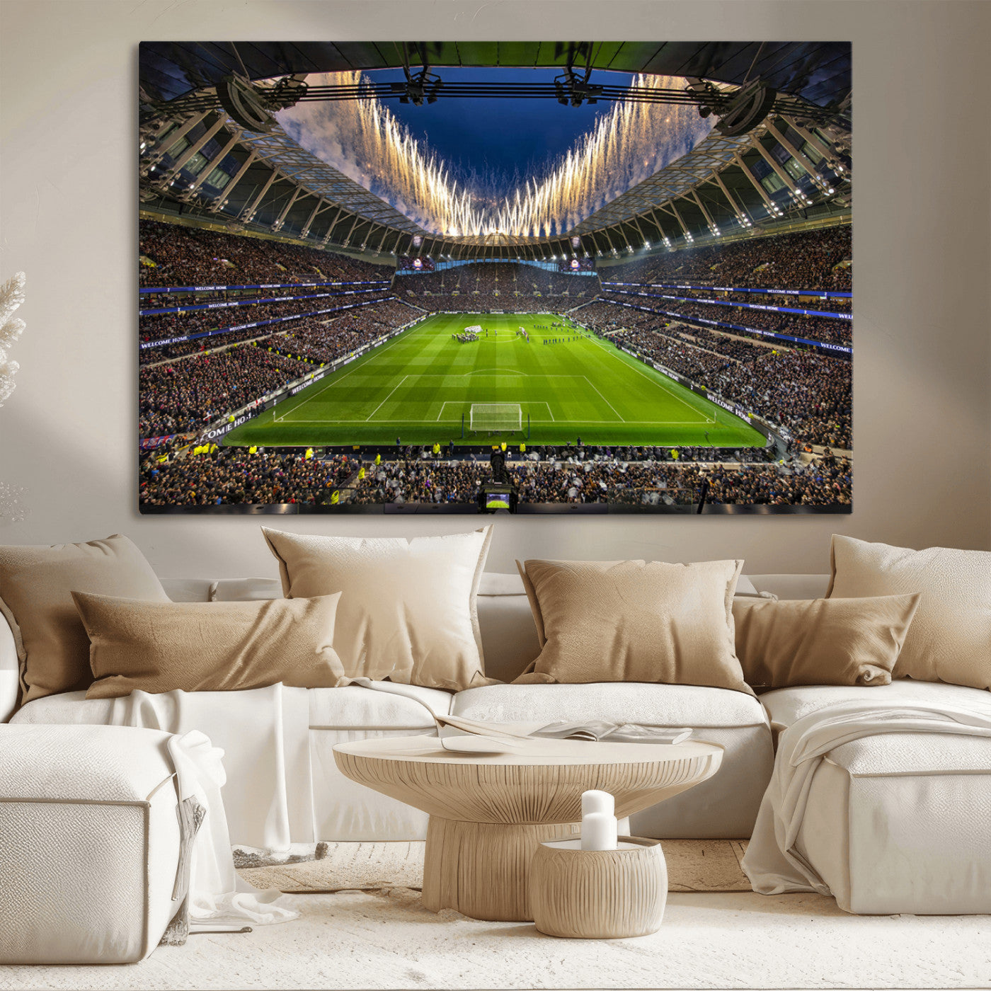 MGV-CV-36X24 - Tottenham Hotspur Football Team Print - London Tottenham Hotspur Stadium Wall Art Canvas Print