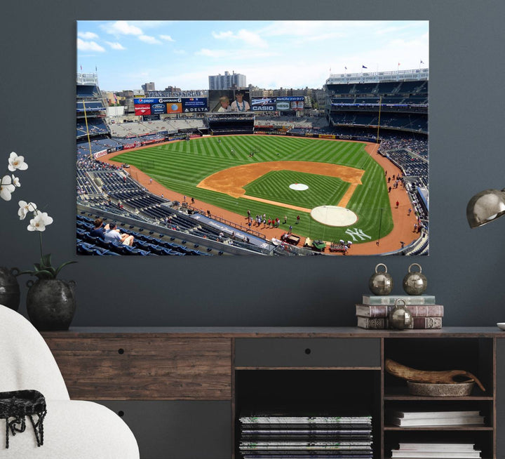 Buffalo Bills Stadium Wall Art - Buffalo Bills Decor- NFL Fans Gift, Perfect Sports Decor for Living Rooms, Man Caves & Game Rooms