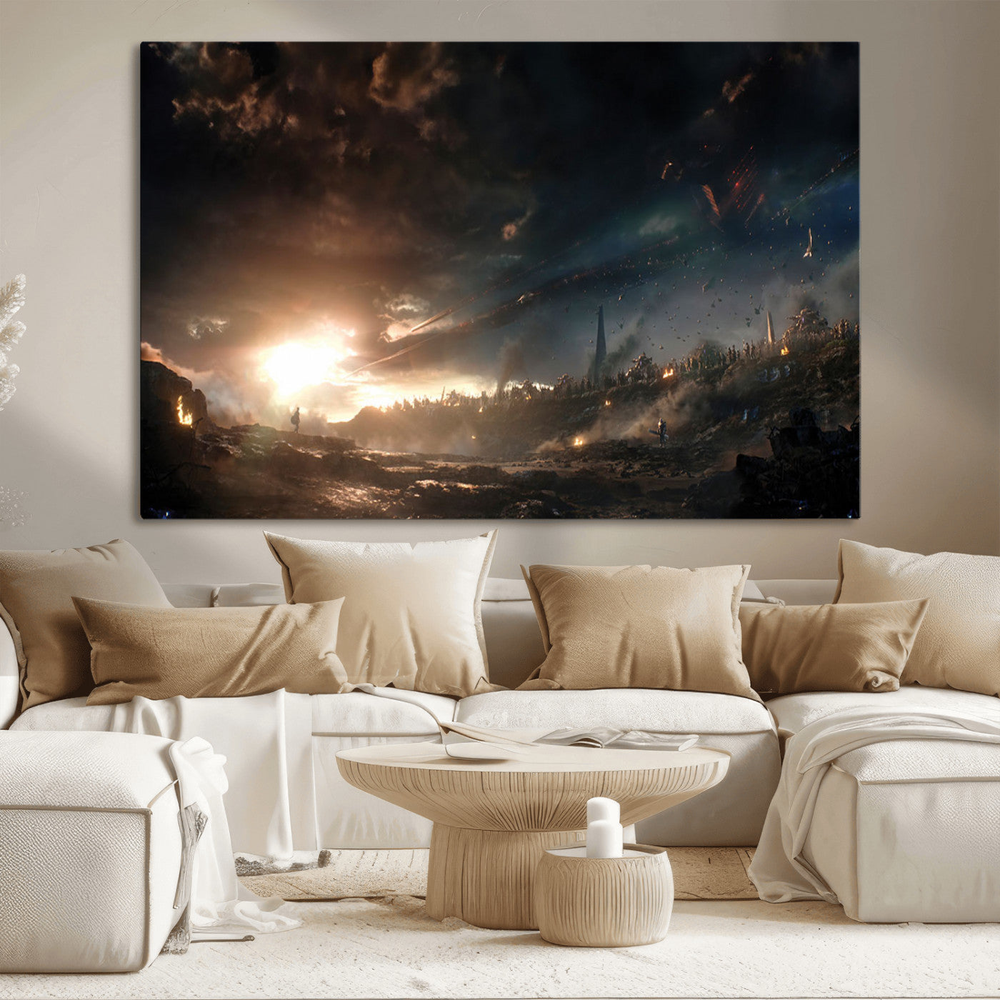 MGV-CV-36X24 - Avengers Planet Wall Art Canvas Print