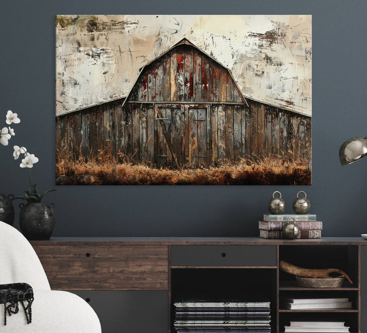 Rustic Barn Wall Art enhances your space with farmhouse-style decor.