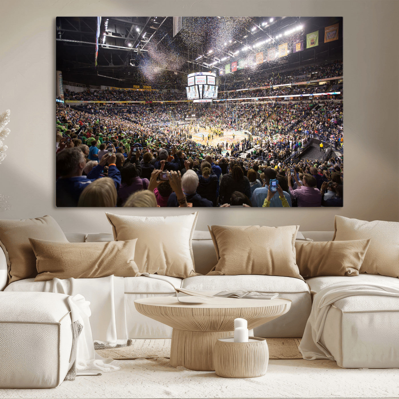 MGV-CV-36X24 - Bridgestone Arena Wall Art Canvas | Nashville Predators Hockey Team Print | Canvas Print | Ready to