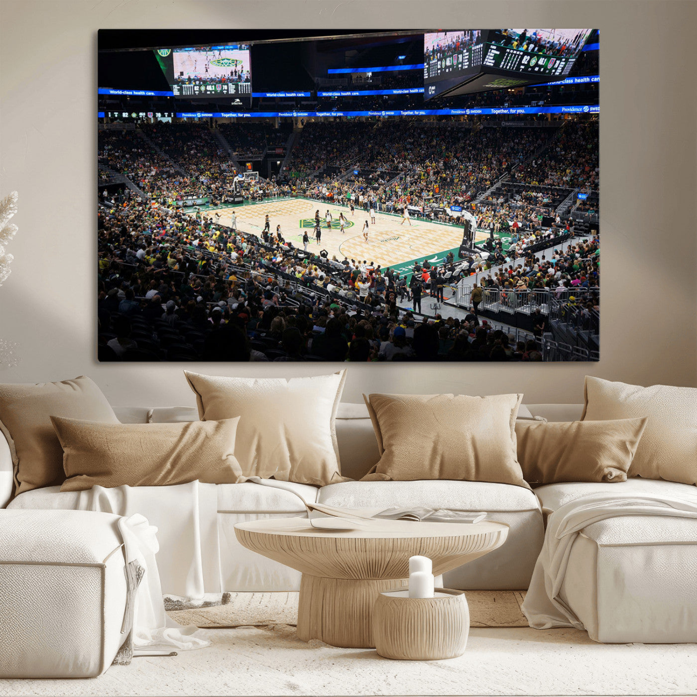 MGV-CV-36X24 - Climate Pledge Arena | Washington Seattle Kraken Hockey Stadium Wall Art | Canvas Print | Ready to