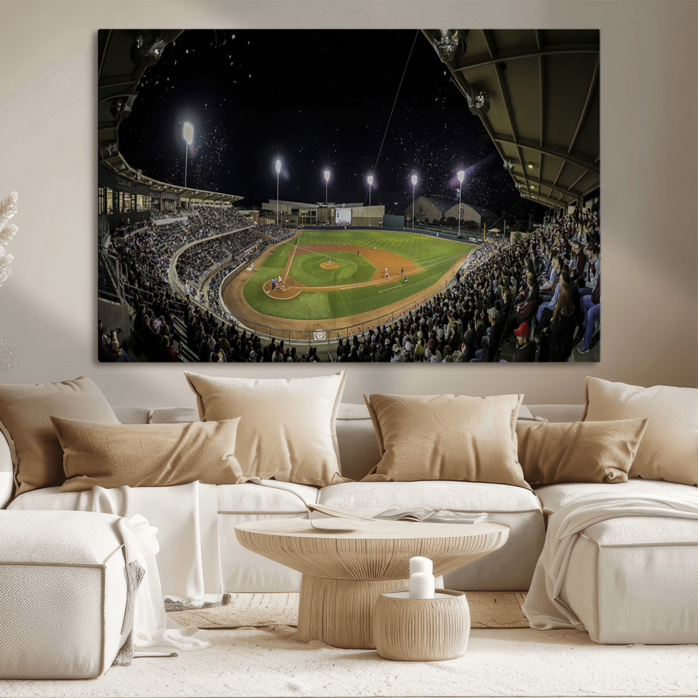 MGV-CV-36X24 - Olsen Field at Blue Bell Park - Texas A&M Aggies Baseball Stadium Wall Art Canvas Print