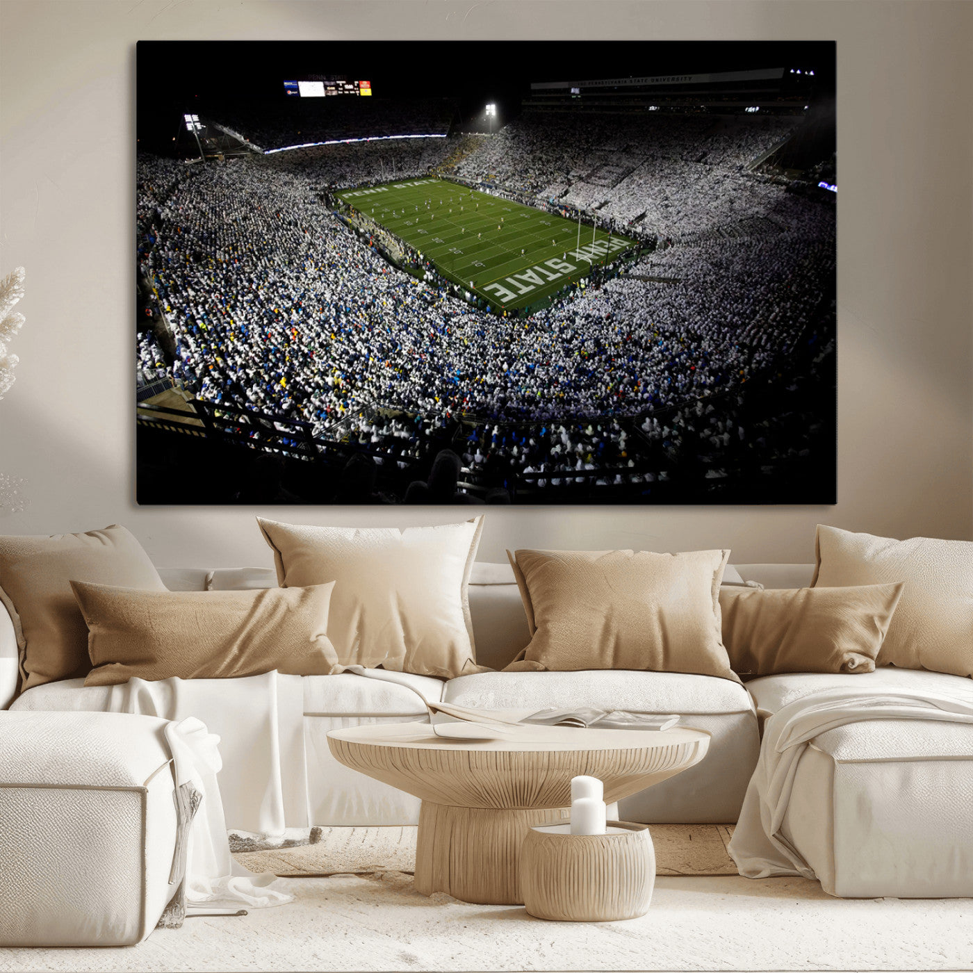 MGV-CV-36X24 - Penn State Football Stadium Wall Art - Beaver Stadium Canvas Print
