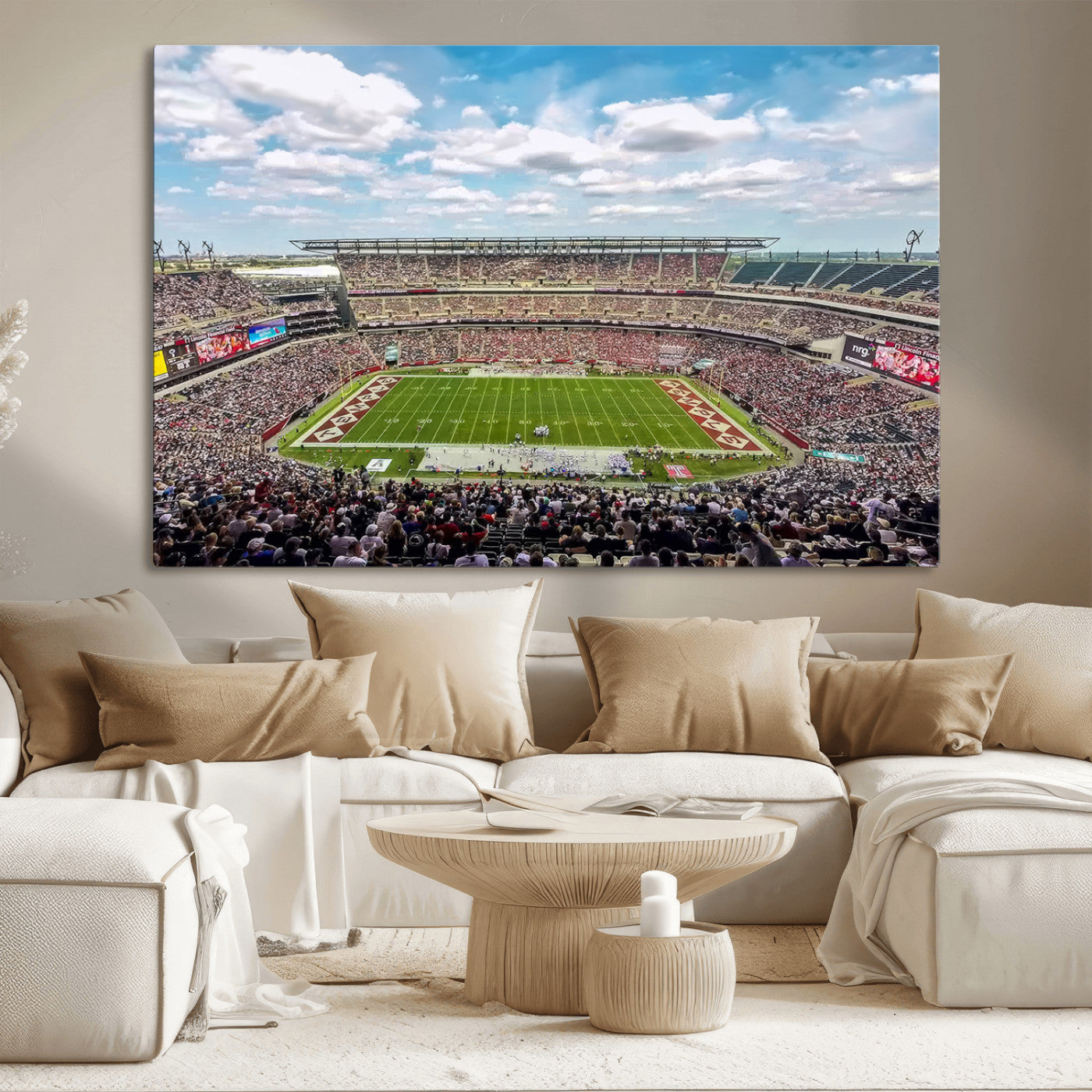 MGV-CV-36X24 - The Temple University Owls Athletics Team Print - Philadelphia Lincoln Financial Field Stadium Wall