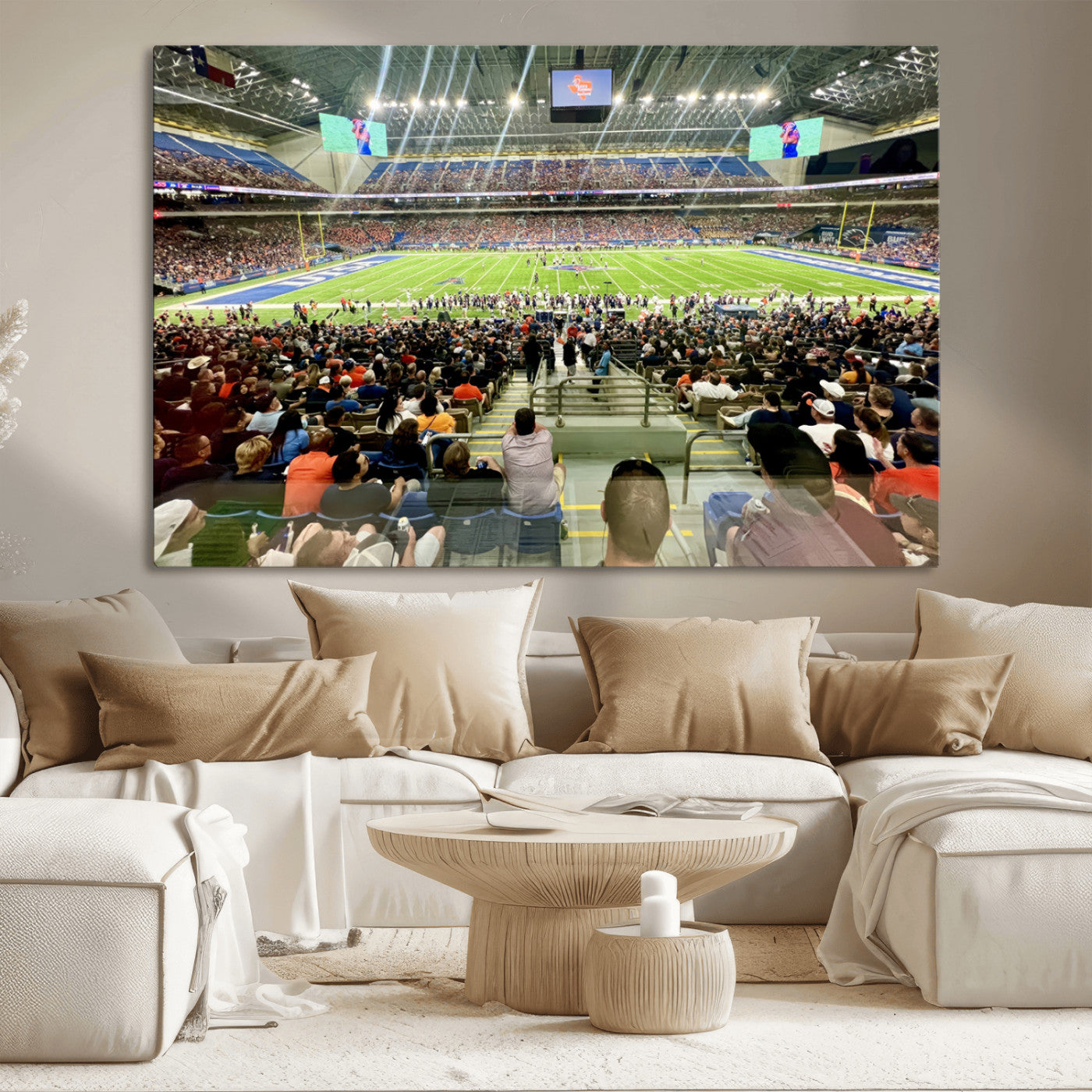 MGV-CV-36X24 - The University of Texas at San Antonio Roadrunners Football Team Print - San Antonio Alamodome Wall