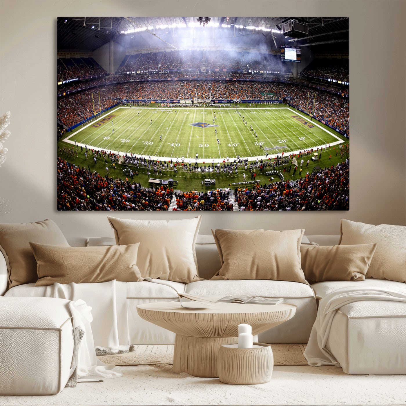 MGV-CV-36X24 - The University of Texas at San Antonio Roadrunners Football Team Print - San Antonio Alamodome Wall