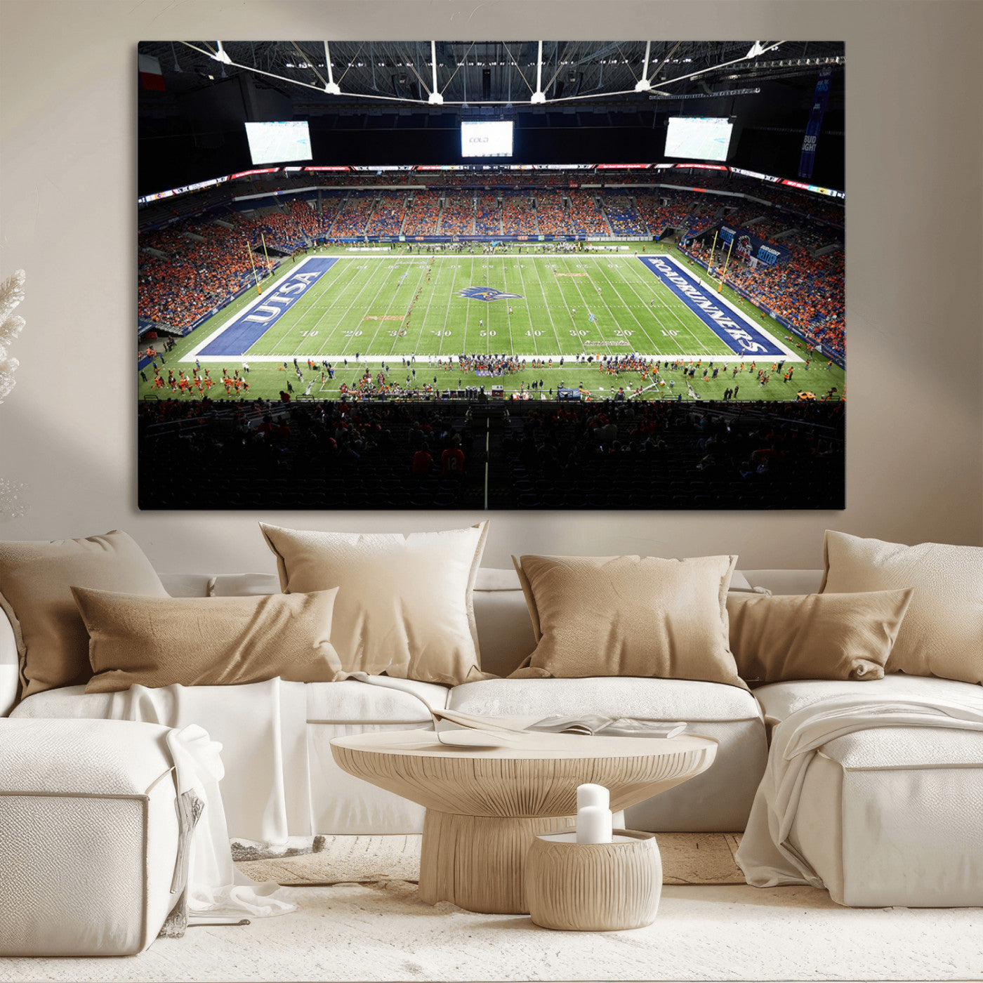 MGV-CV-36X24 - The University of Texas at San Antonio Roadrunners Football Team Print - San Antonio Alamodome Wall