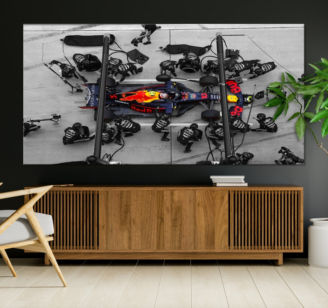 RedBull Formule 1 Impression sur toile murale