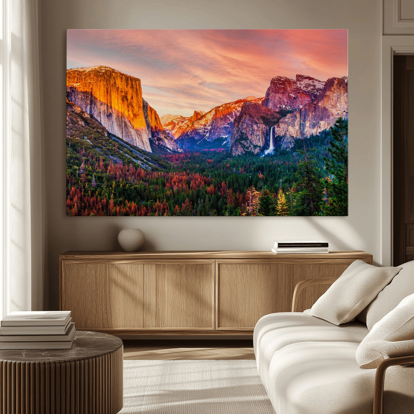 MGV-CV-36X24 - Yosemite Nal Park Wall Art Landscape Canvas Print El Capitan
