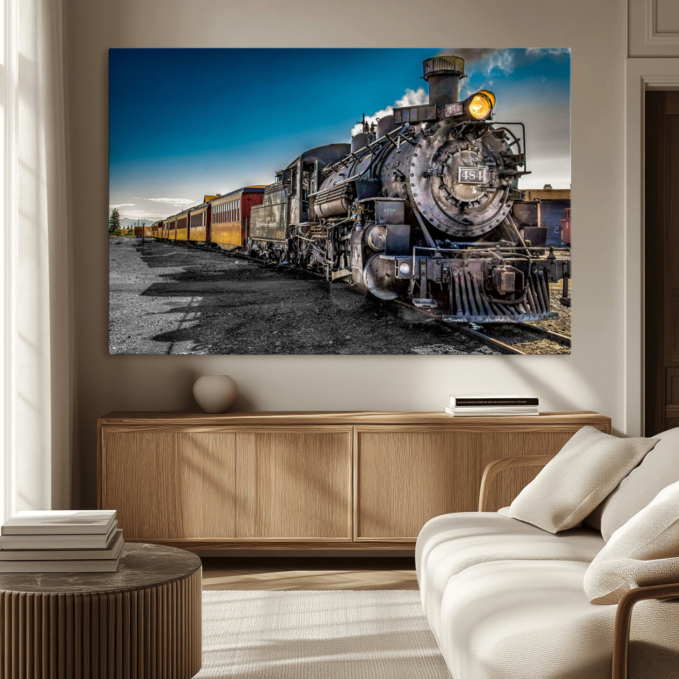 MGV-CV-36X24 - Train Wall Art Canvas Print