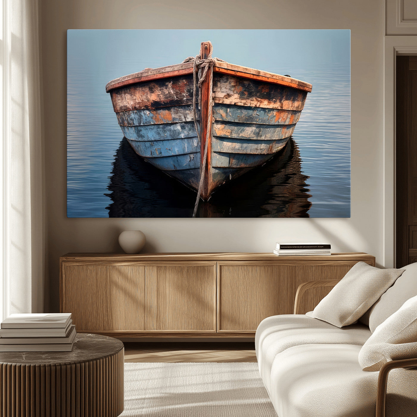 -Stunning Vintage Boat Canvas Print | Nautical Wall