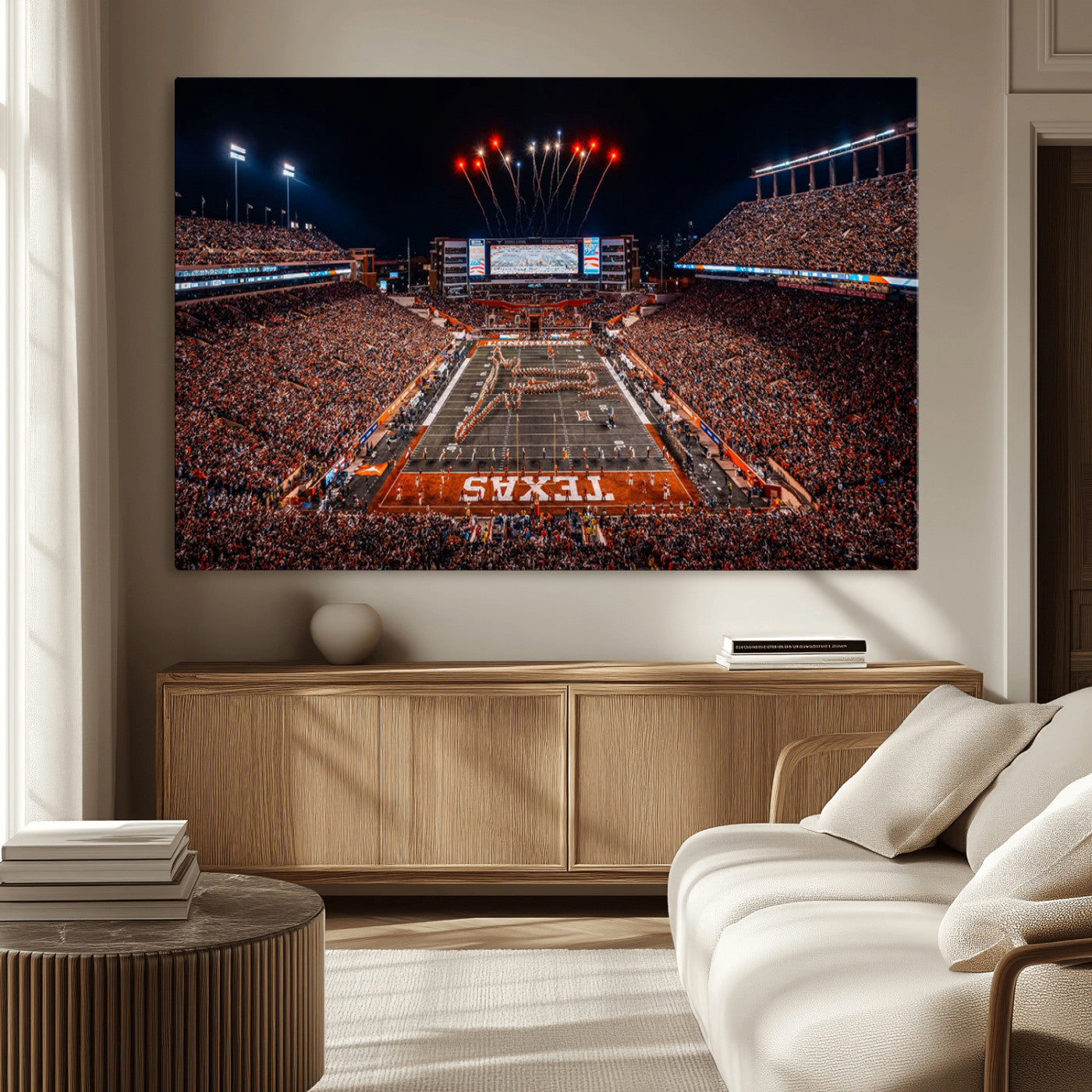 MGV-CV-36X24 - Texas Memorial Stadium Wall Art Canvas Print
