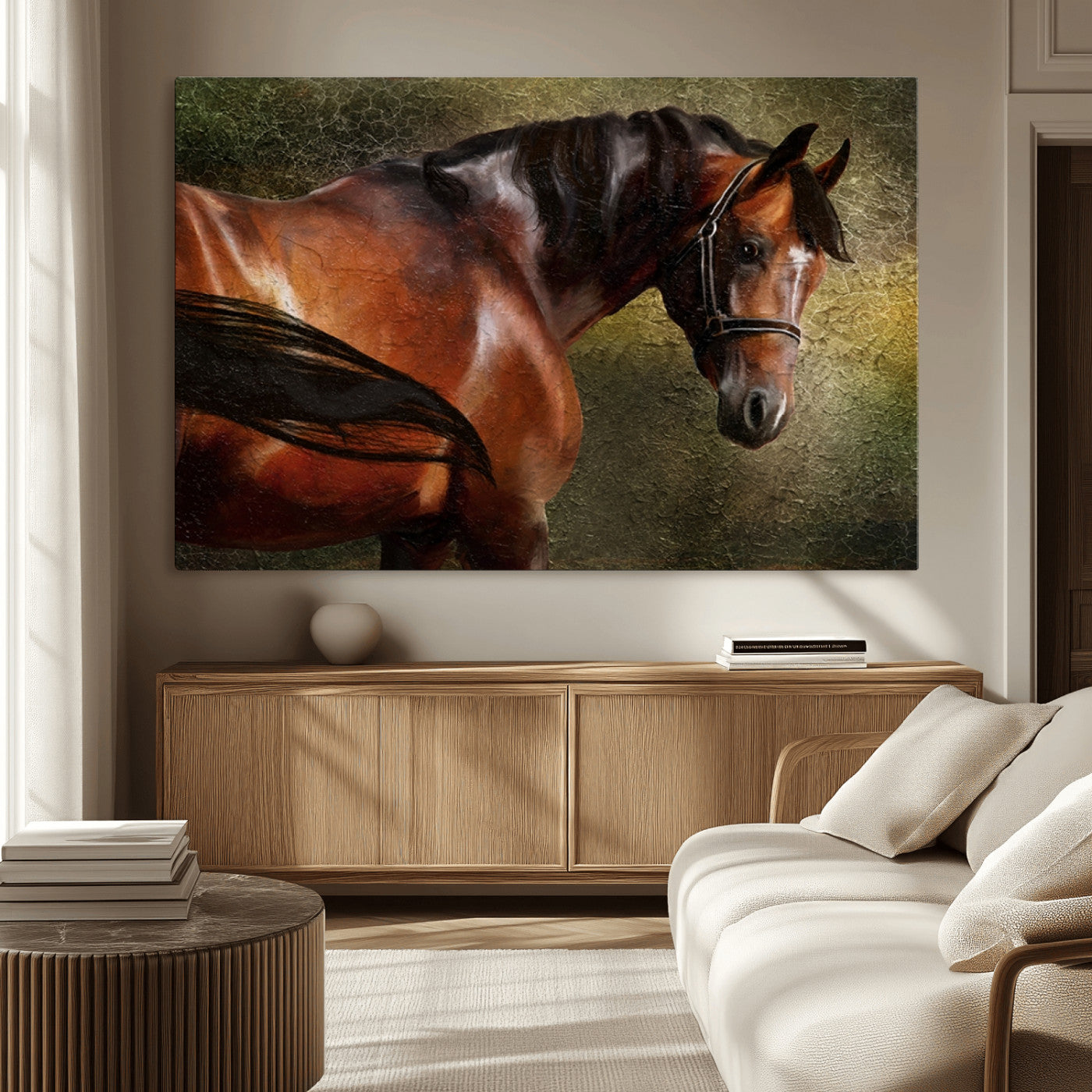 MGV-CV-36X24 - Wild Horses Wall Art Canvas Print