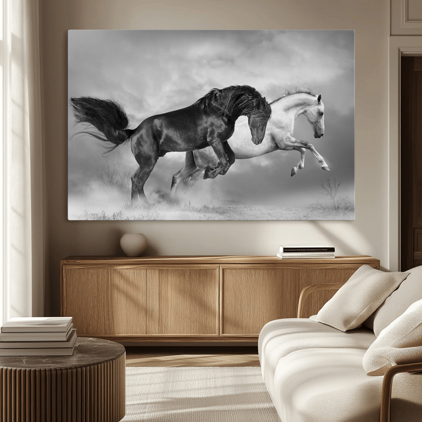 MGV-CV-36X24 - Wild Horses Wall Art Canvas Print