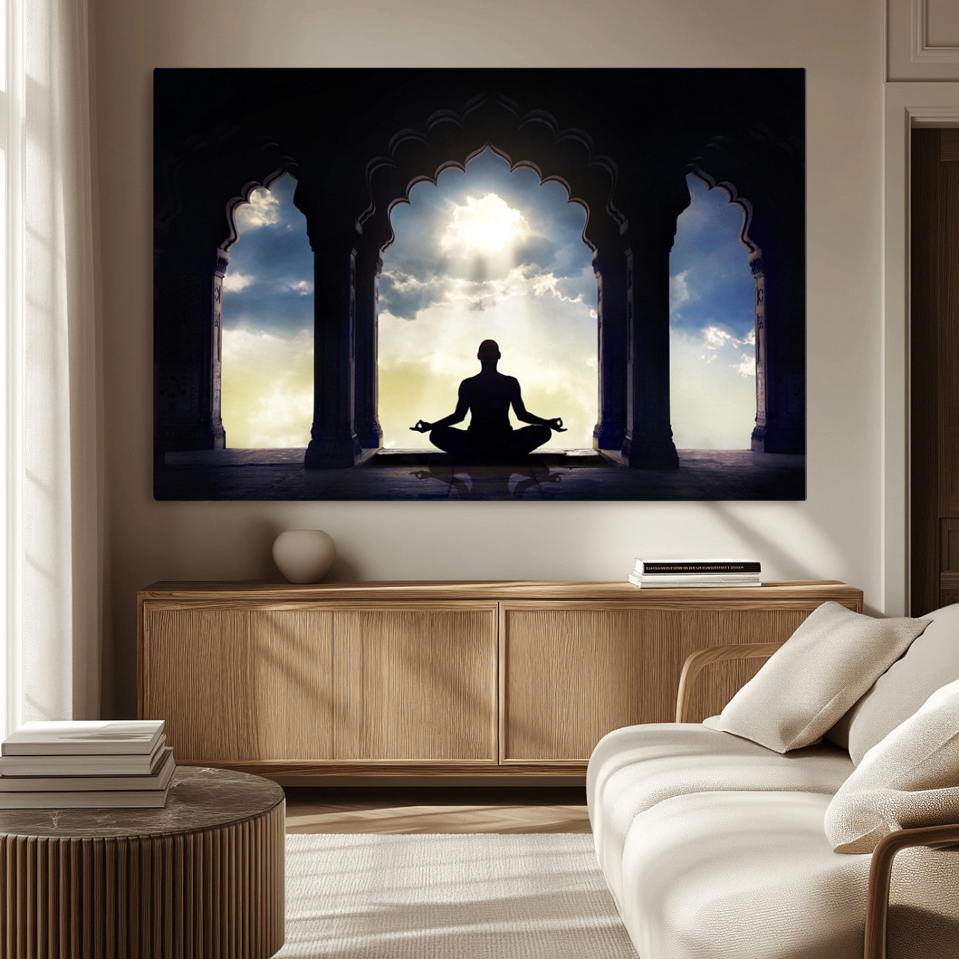MGV-CV-36X24 - Women and Yoga Wall Art Canvas Print