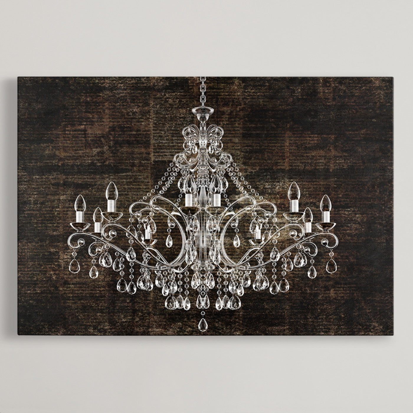 69434-MGV-CV-36X24-Rustic Chandelier Canvas Print