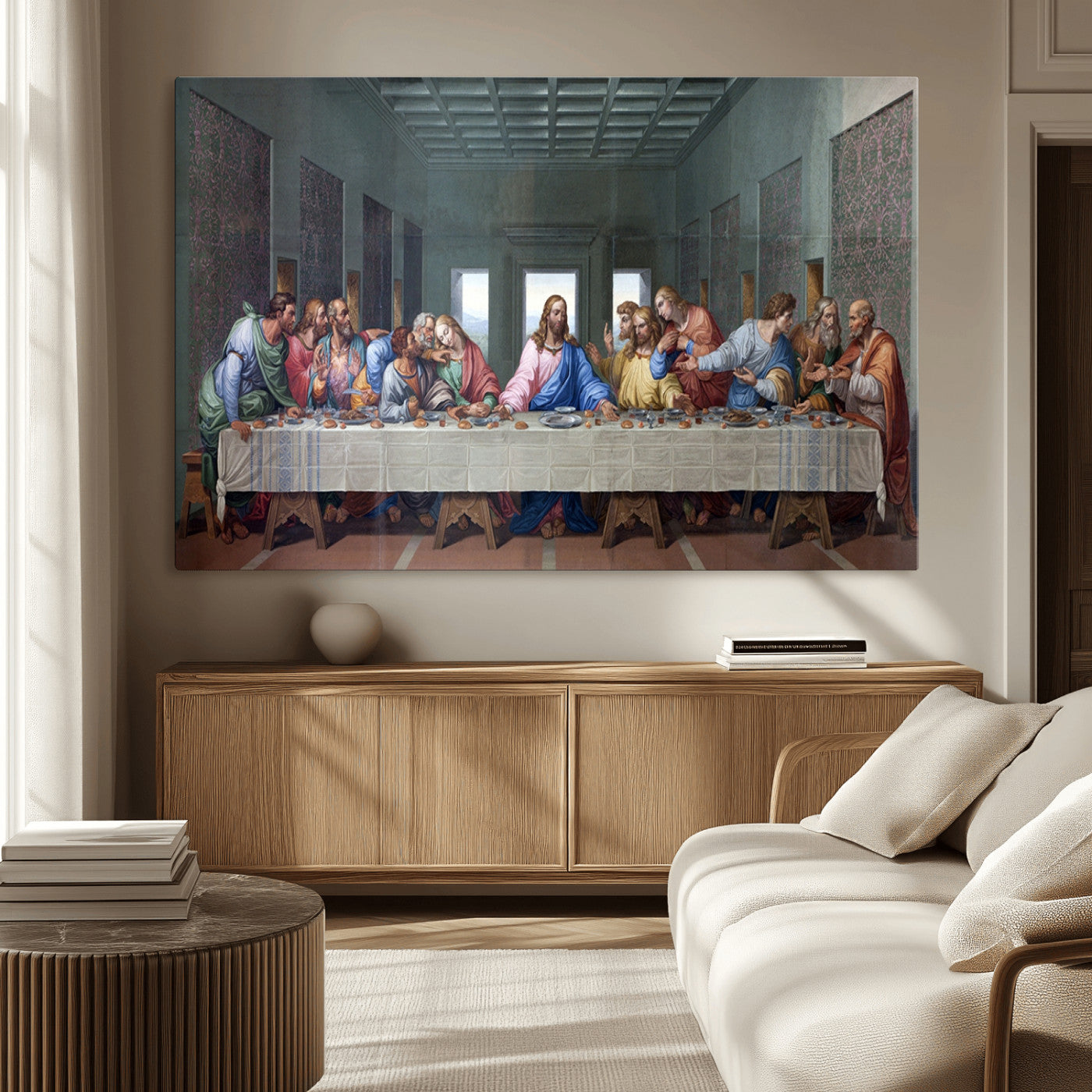 MGV-CV-36X24 - The Last Supper Multi Panel Canvas Wall Art