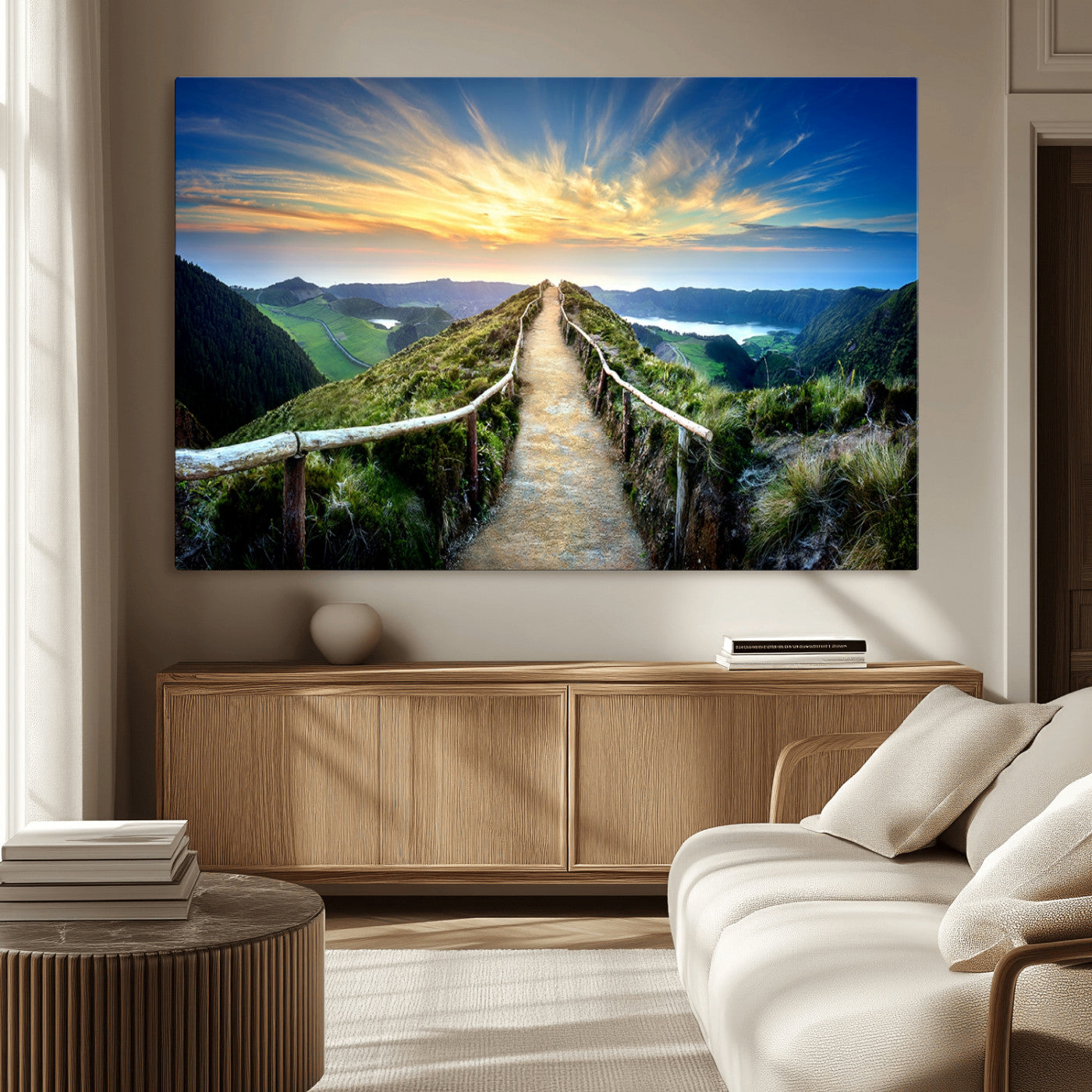 MGV-CV-36X24 - Mountain Landscape Wall Art Canvas Print