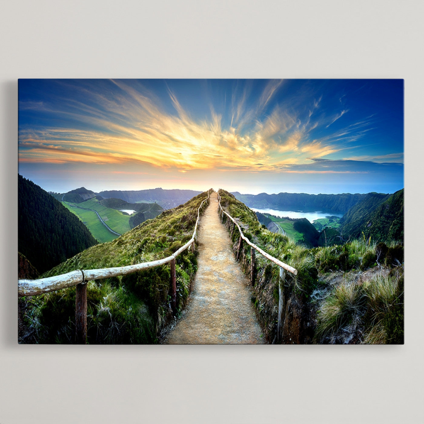 58887-MGV-CV-36X24-Mountain Landscape Wall Art Canvas Print