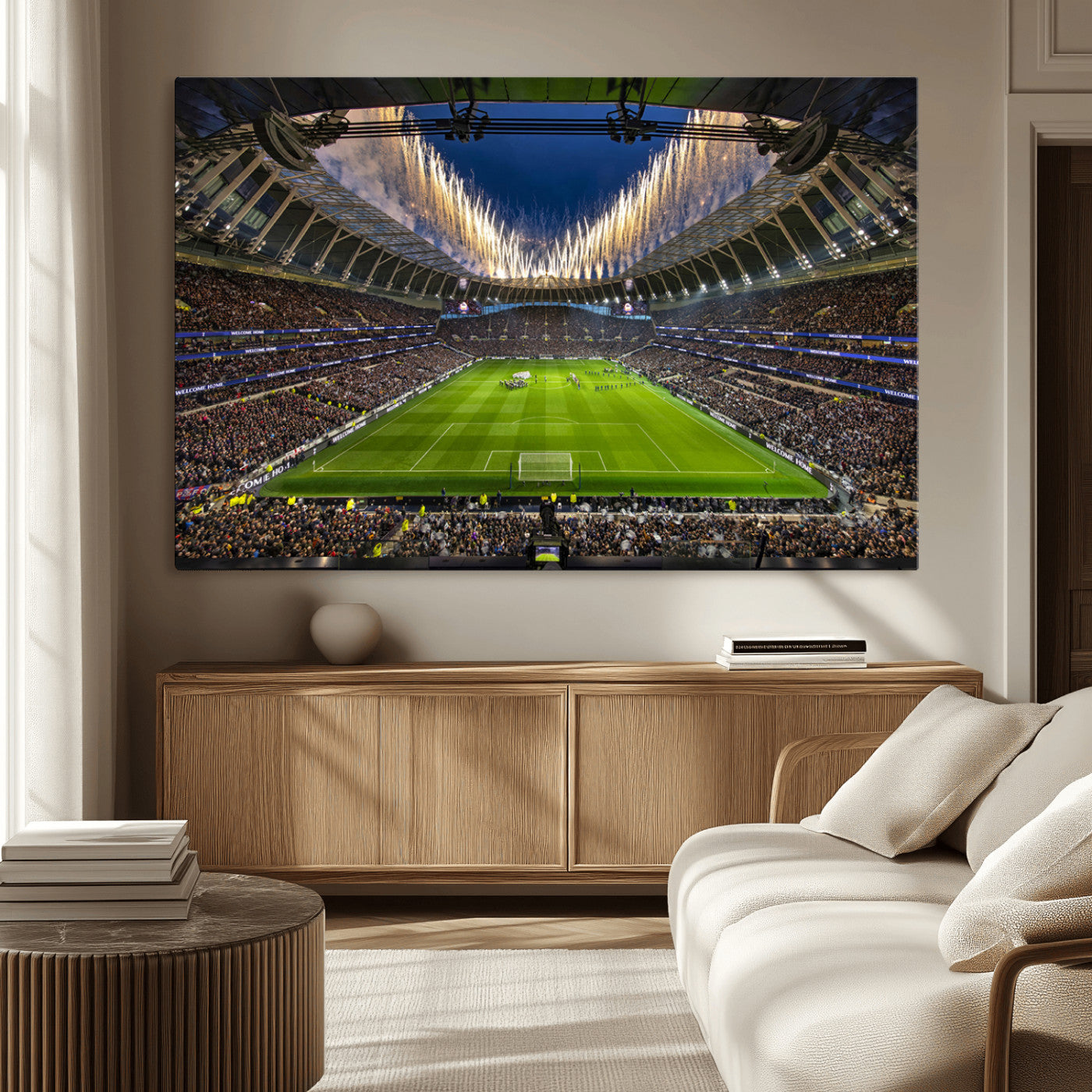 MGV-CV-36X24 - Tottenham Hotspur Football Team Print - London Tottenham Hotspur Stadium Wall Art Canvas Print