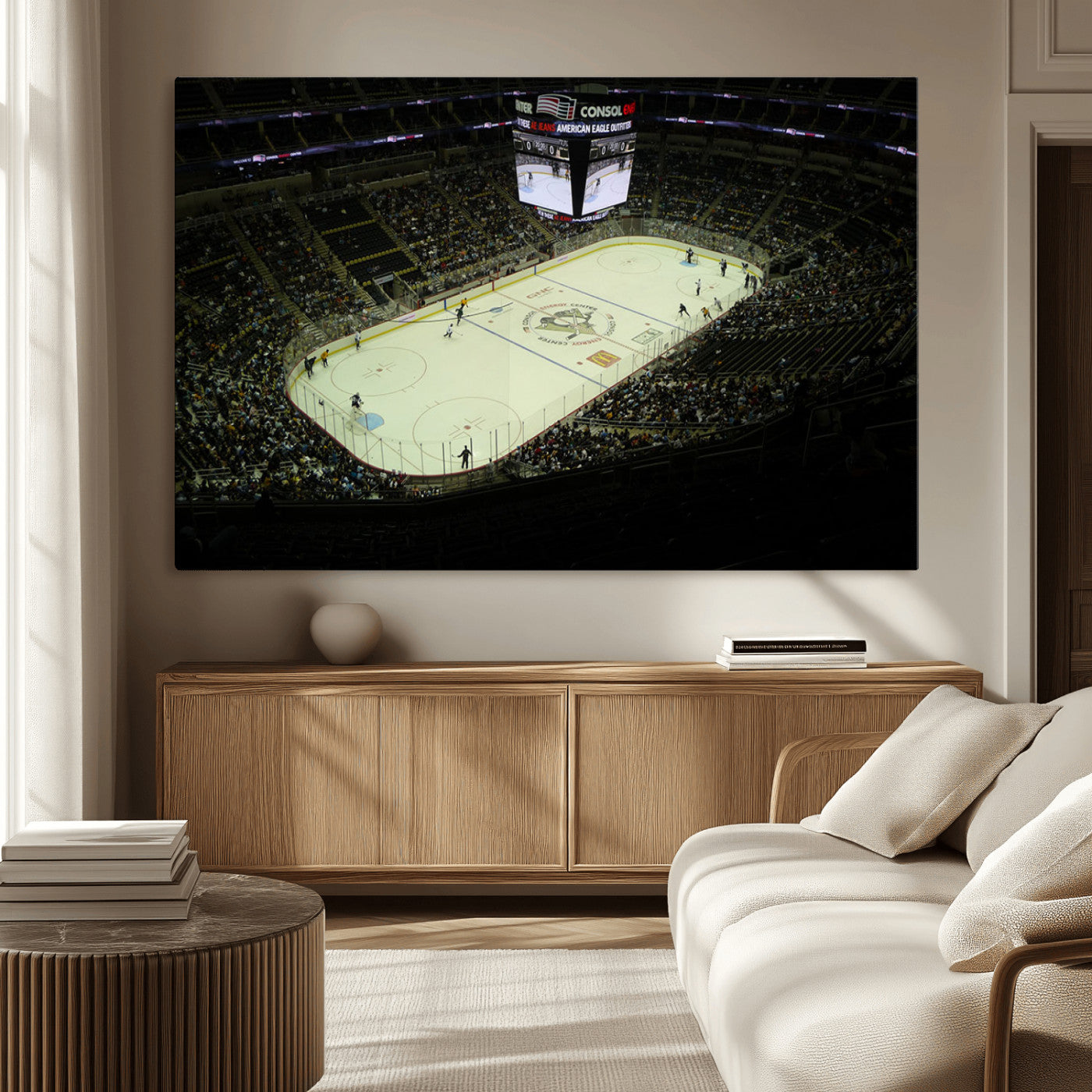 MGV-CV-36X24 - PPG Paints Arena Pennsylvania Pittsburgh Penguins Hockey Stadium Canvas, Pennsylvania Pittsburgh