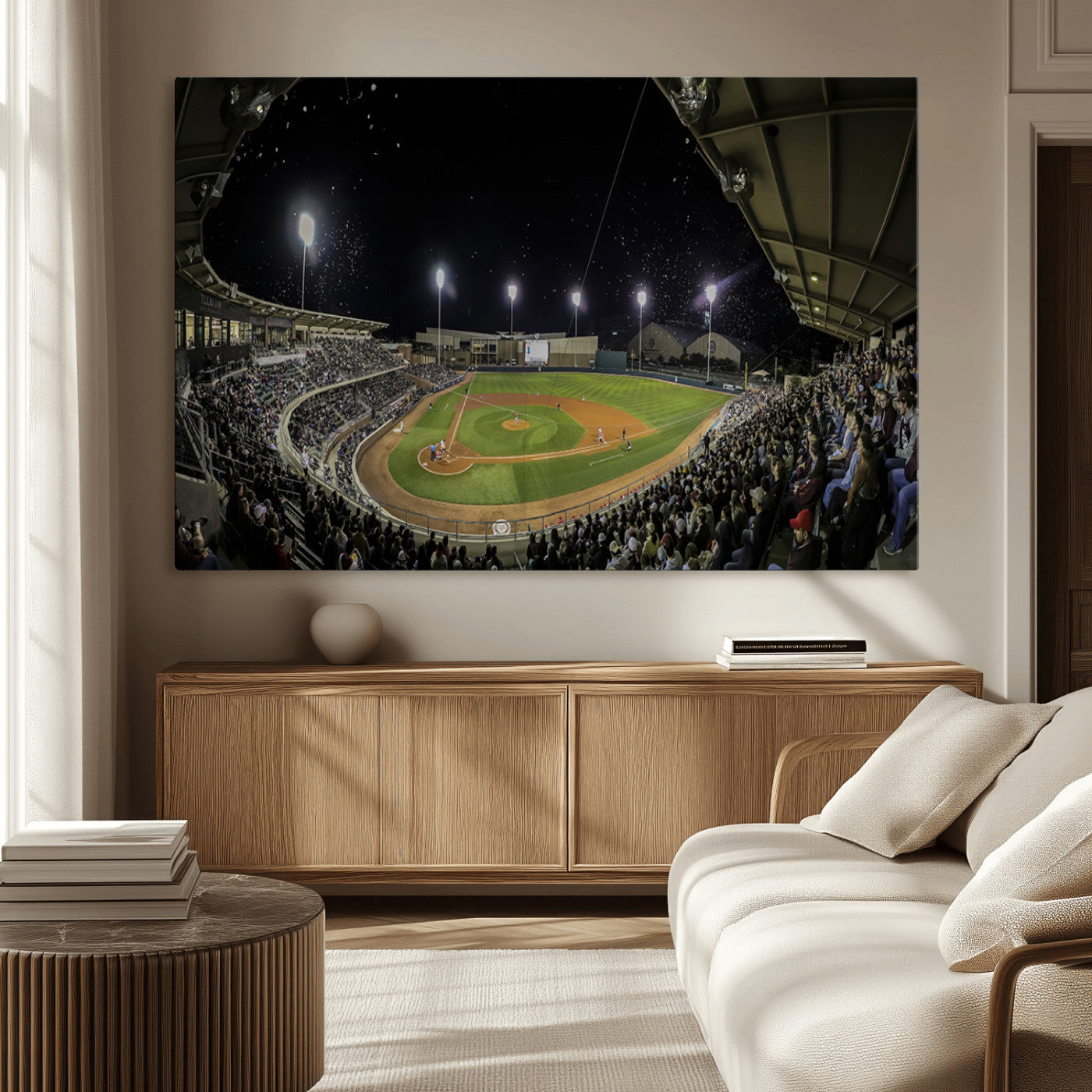MGV-CV-36X24 - Olsen Field at Blue Bell Park - Texas A&M Aggies Baseball Stadium Wall Art Canvas Print