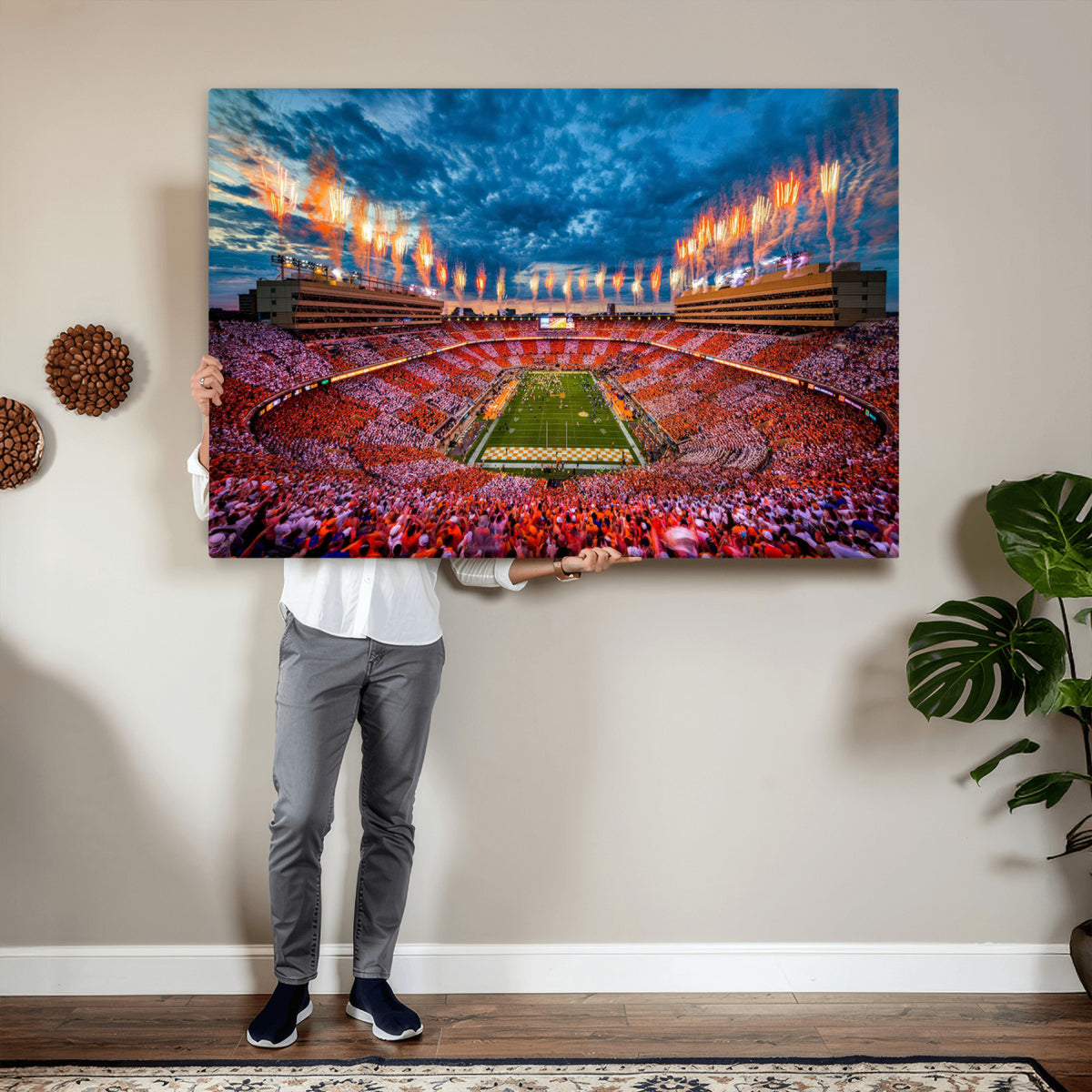 94266219-MGV-CV-36X24 - Tennessee Neyland Stadium Wall Art, Sports Arena Canvas