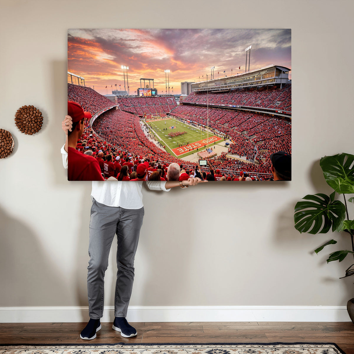 94754966-MGV-CV-36X24 - Stadium Wall Art Canvas Print