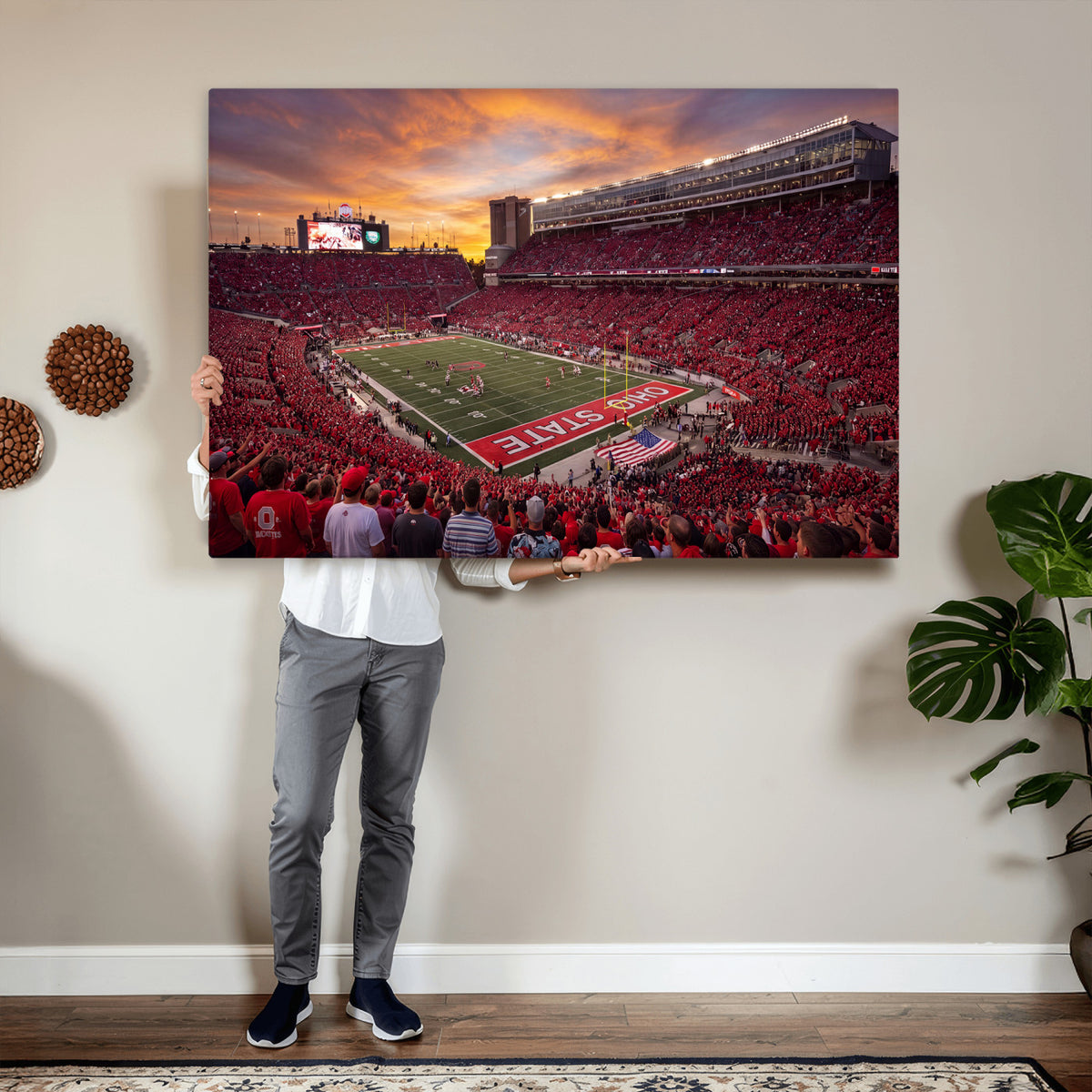 36125328-MGV-CV-36X24 - Stadium Wall Art Canvas Print