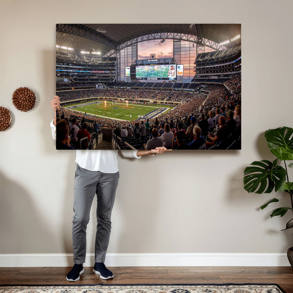 61524160-MGV-CV-36X24 - Stadium Wall Art Canvas Print