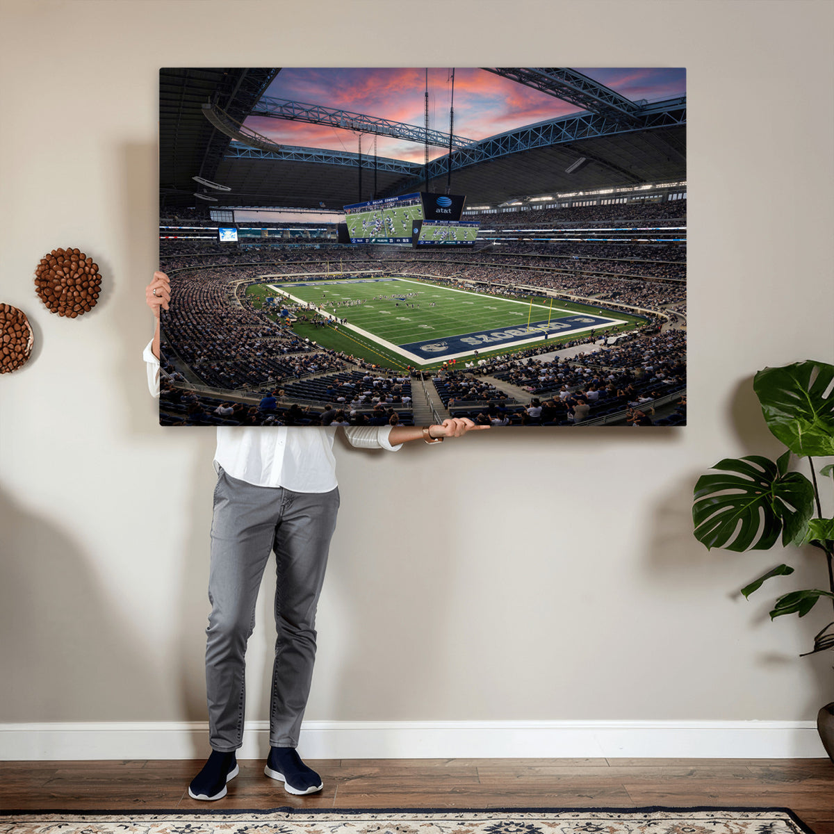 11530179-MGV-CV-36X24 - Stadium Wall Art Canvas Print