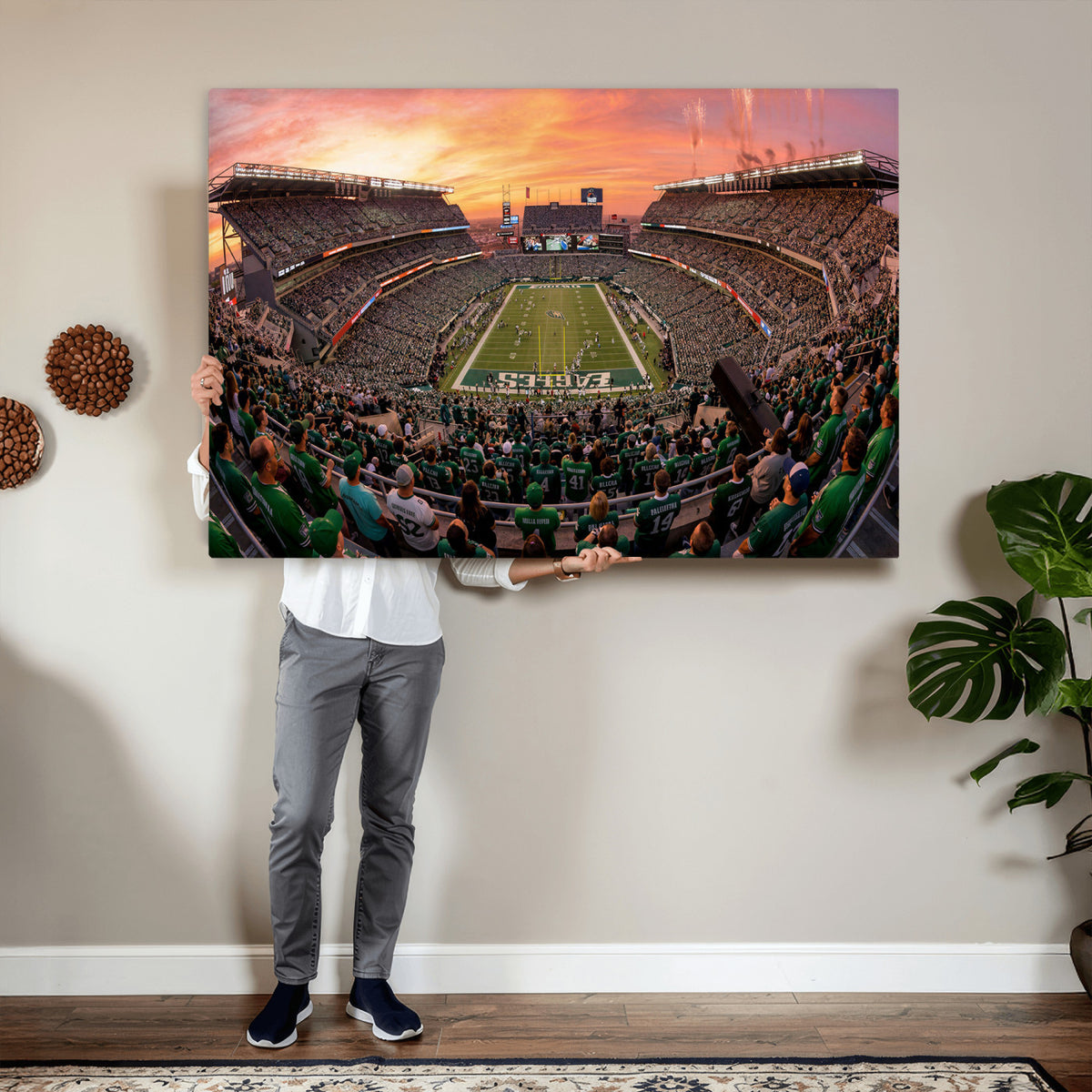 24458374-MGV-CV-36X24 - Stadium Wall Art Canvas Print