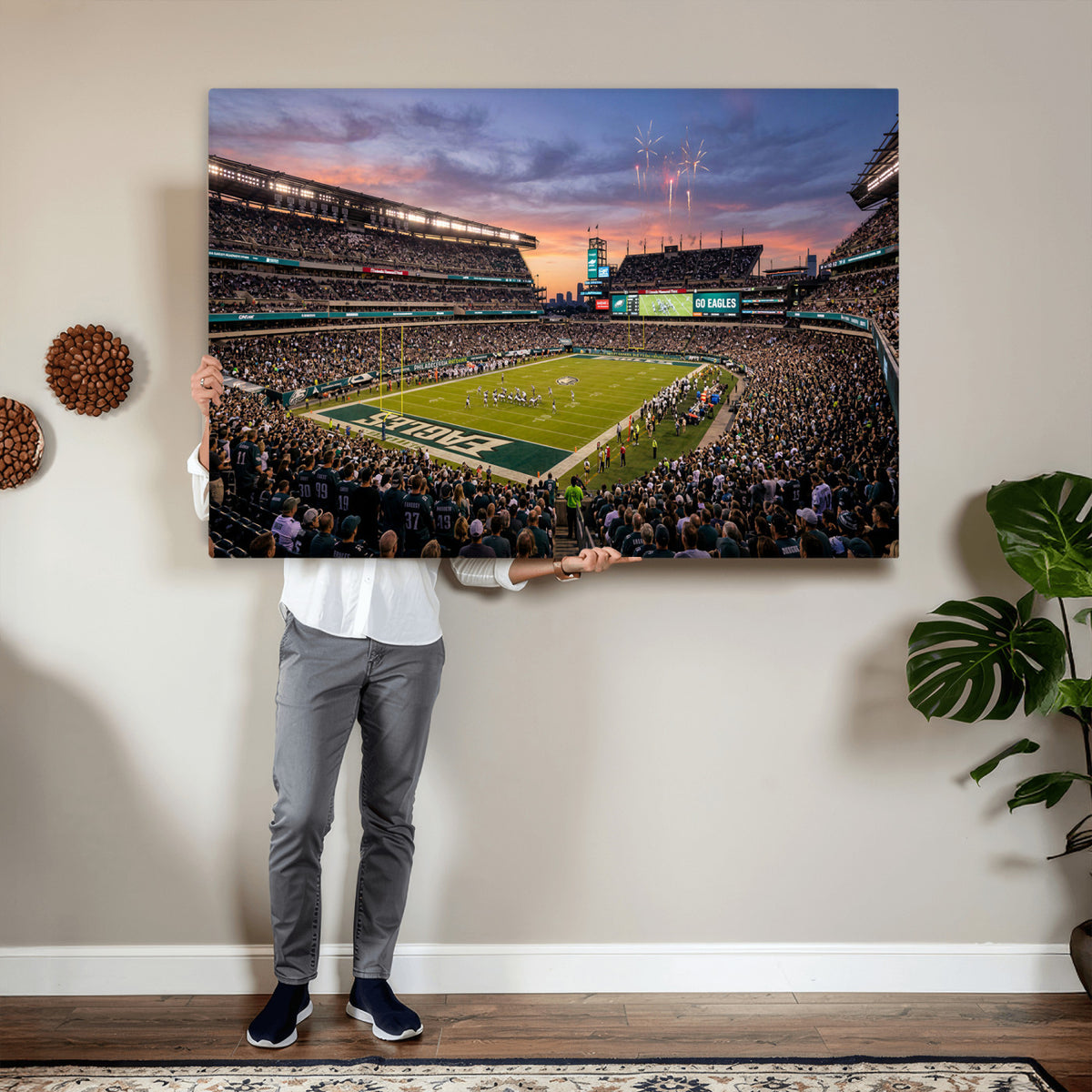 15549432-MGV-CV-36X24 - Stadium Wall Art Canvas Print