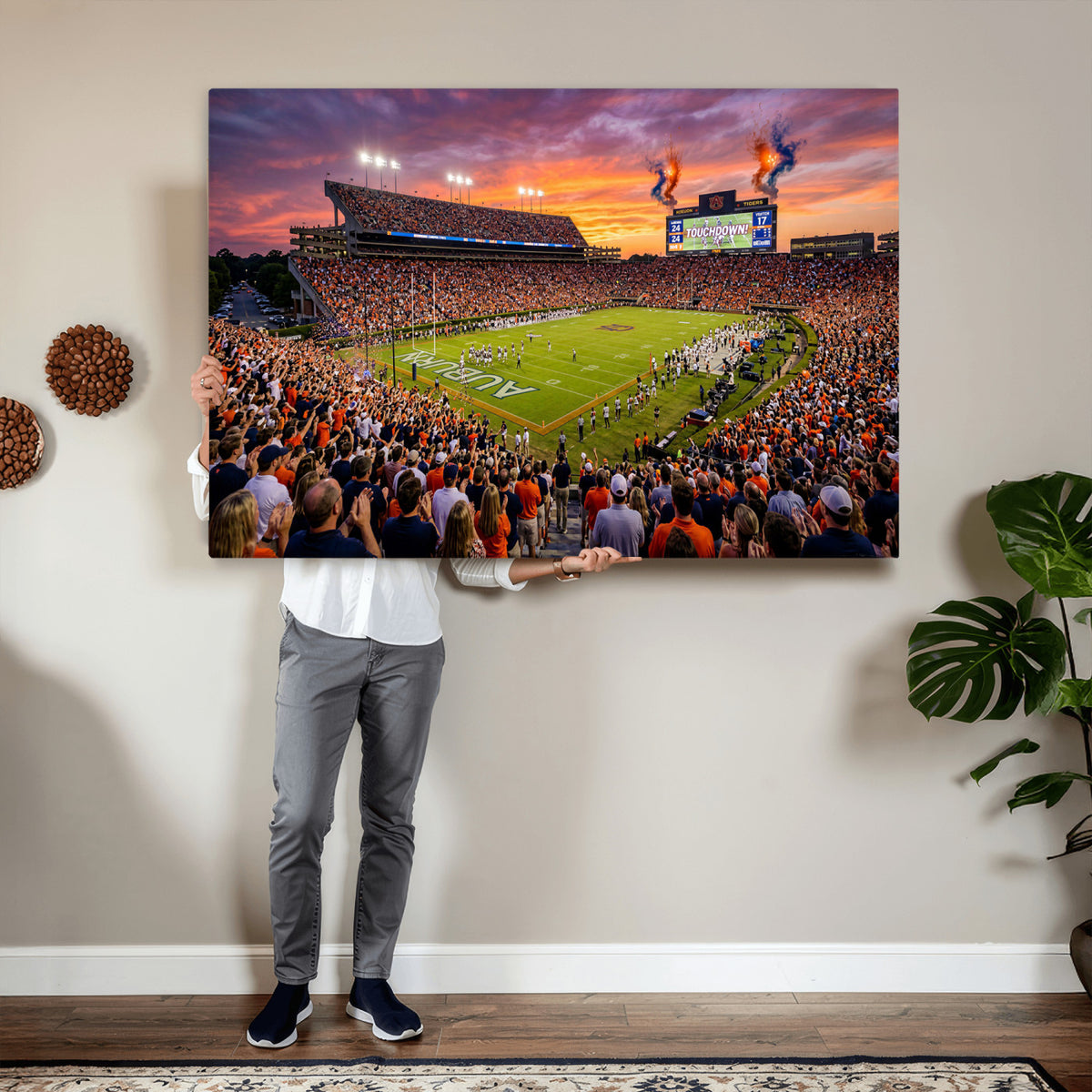 77756715-MGV-CV-36X24 - Stadium Wall Art Canvas Print