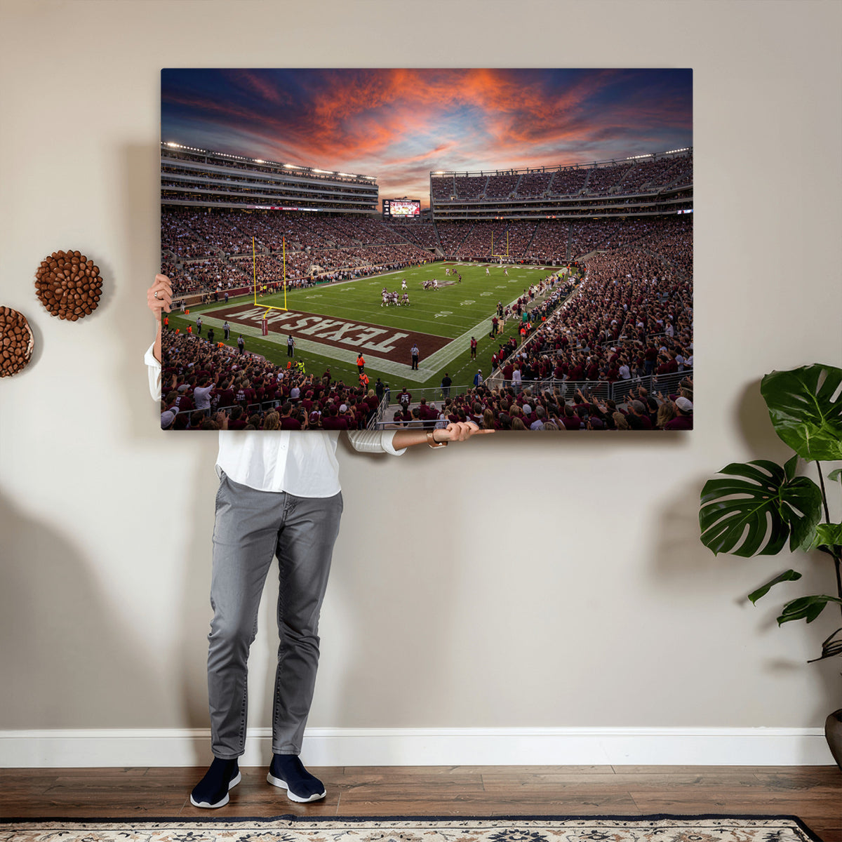 44328991-MGV-CV-36X24 - Stadium Wall Art Canvas Print